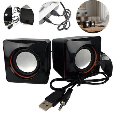 Imagem de Mini Caixa de Som com Cabo USB Envio Imediato - Atena