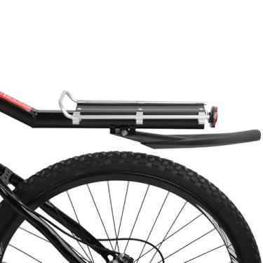 Imagem de Haofy Porta-bicicletas Rack de Carga Desmontagem Rápida Rack Traseiro de Bicicleta Suporte para Selim Prateleira Ajustável Material de Liga de Alumínio Sólido (capacidade de Rolamento de 25 kg) para