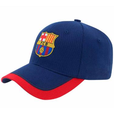Imagem de Boné Barcelona SuperCap Mediterrâneo Azul Aba Curva Adulto Tamanho:Único;Cor:Azul