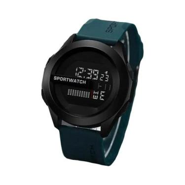 Imagem de Relógio Esportivo Digital LED À Prova d'Água Para Homens, Multifuncion