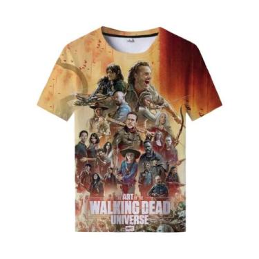 Imagem de Camiseta Oversize 3D the Walking Dead, Estilo Streetwear De Verão, Gol