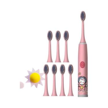 Imagem de Escova De Dente Elétrica Infantil Com Cerdas Macias, Série Espaço Em C