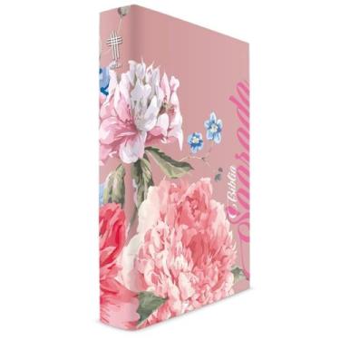 Imagem de Bíblia Rosa Florida - Capa Dura - NTLH - BOOK7