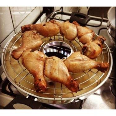 Imagem de Churrasqueira De Fogão Com Forma De Pizza Sem Fumaça