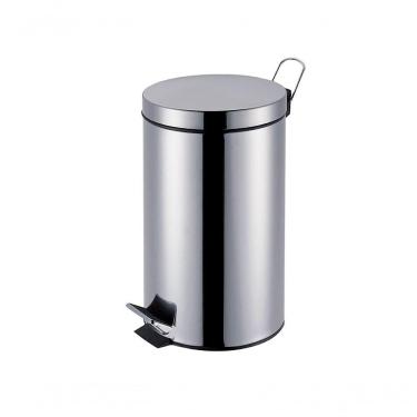 Imagem de Lixeira Pedal Inox Agata 12L 32X25X39,5Cm 008223