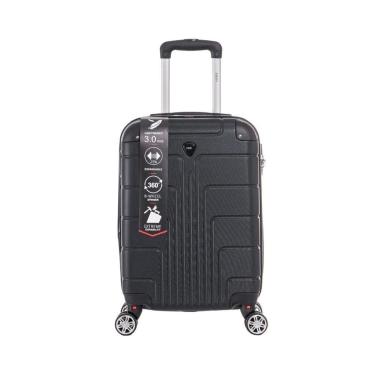 Imagem de Mala Média Fibra Abs Expansor Rodas 360º Zíper Antifurto-Unissex