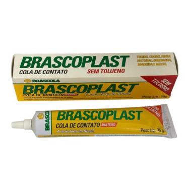 Imagem de Cola de Contato 75g Bisnaga Sem Toluol - BRASCOLA