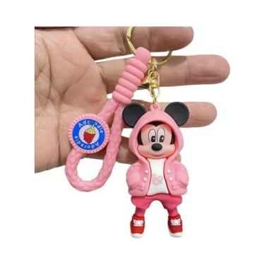 Imagem de Chaveiros De Desenho Animado Mickey E Minnie Da Disney, Pingentes Para