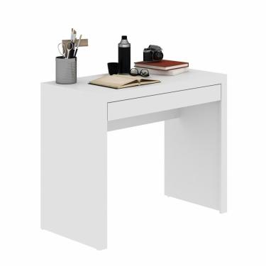 Imagem de Mesa Para Home Office Com Gaveta Me4107 Branco - Tecno Mobili