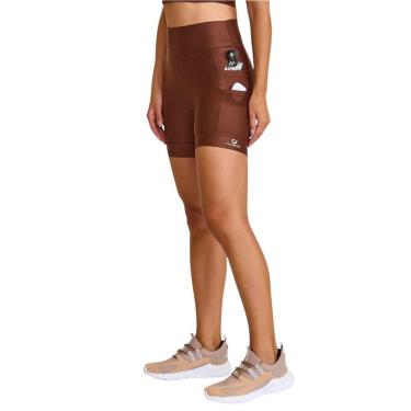 Imagem de Bermuda Caju Brasil Atletika Bolso Duplo Para Corrida Feminina-Feminino