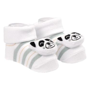 Imagem de Meia Sapatinho Bichinho Pimpolho 00-15 (0-6m) Menino Cor:03, 03