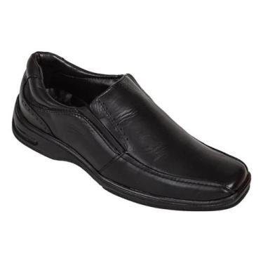 Imagem de Sapato Zapattero Social De Couro Legítimo Calce Fácil Elástico Lateral