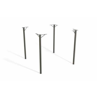 Imagem de Base Mesa de Jantar Sena M057 AÇO s/Tampo Bronze - Kappesberg
