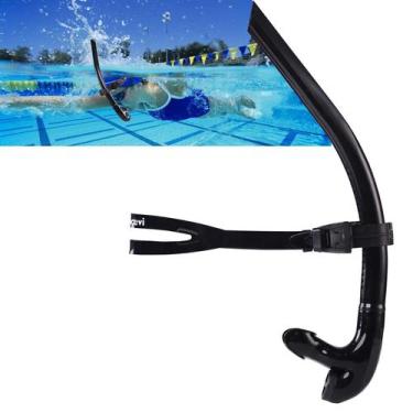 Imagem de Snorkel de natação Focevi para natação no colo com bocal de silicone