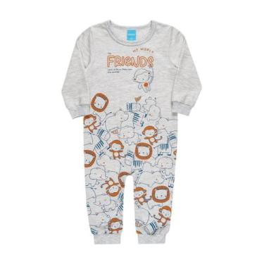Imagem de Macacão Longo Moletom Bebê Menino Friends - Kamylus, G