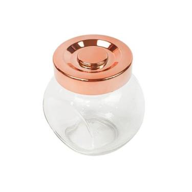 Imagem de Porta Condimento Em Vidro Com Tampa Plástica em Cobre 180 Ml - NEW HAW