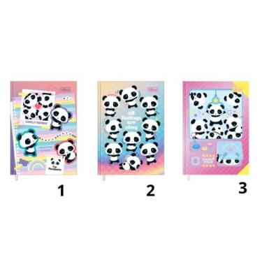 Imagem de Caderneta Costurada Lovely Friends Petit com 96 Folhas Decoradas - Til