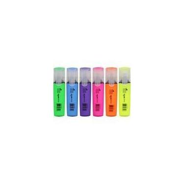 Imagem de Marca Texto Neon Fever - 6 Cores Neon com Ponta Chanfrada de 6mm - Joc