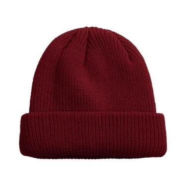 Imagem de Gorro Unissex De Malha Canelada Estilo Pescador Marinheiro Curto Para 
