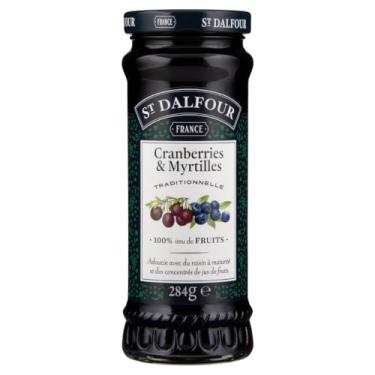 Imagem de St Dalfour Geleia de Cranberry & Mirtilos (Cranberries & Myrtilles), 284g
