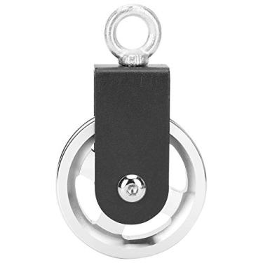 Imagem de Keenso Polia de suporte de equipamentos de fitness, roda de fitness de 95 mm polia de liga de alumínio roda suspensa silenciosa para combinação de academia de esportes faça você mesmo combinação de suprimentos de fitness suprimentos de fitness