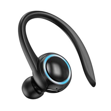 Imagem de ouvido bluetooth, ouvido sem fio único, ouvido sem fio à prova suor, ouvido telefone celular compatível/iphon e/smartphones/laptop,condução escritório