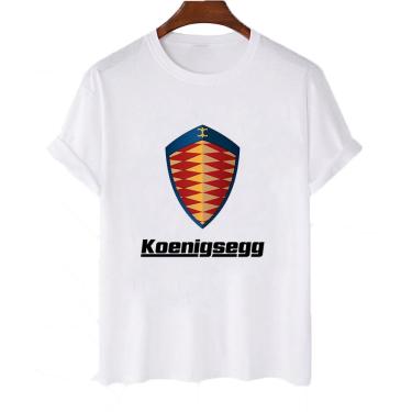 Imagem de Camiseta feminina algodao Koenigsegg Carro Logo Marca