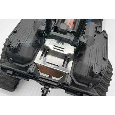 Imagem de Raidenracing Suporte traseiro de bateria de aço inoxidável com alça para Traxxas TRX-4 TRX4 G500