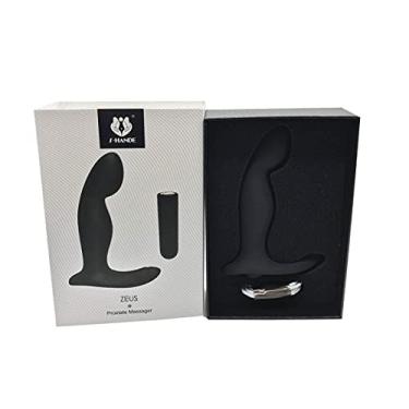 Imagem de Estimulador masculino massageador de Próstata com Vibro recarregável 9 Modos de Vibração S-Hande Zeus - Delirioss Sexy Shop