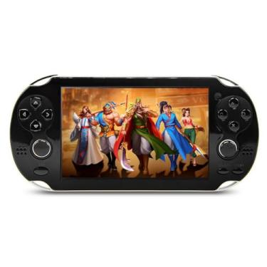 Imagem de CZT Handheld Game Console 4.3 inch Double Joystick 8GB Build in 2200 Retro Game Video Game Console Arcade Multiple Emulator Mini Portable Game Player MP3/4 TV Out Gifts for Children/Men(Black)