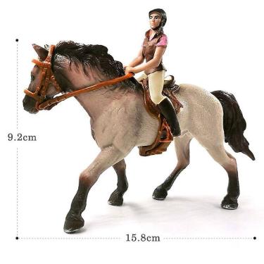 Imagem de Hot Equestrian Knight Rider Horse Animal Model Figura de Ação