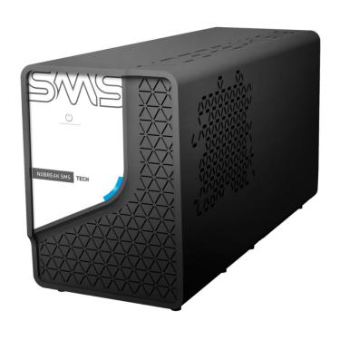 Imagem de No-Break 800VA SMS Tech - Entrada Bivolt - Saída 220V - Semi Senoidal - 6 Tomadas - Preto - 29303