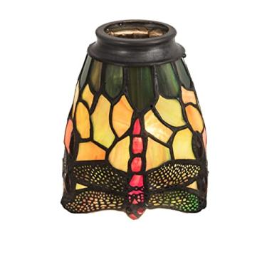 Imagem de Meyda Tiffany 27473 Luminária para ventilador de libélula com cabeça pendurada, 10 cm L