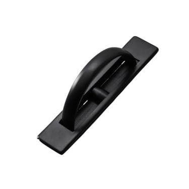 Imagem de Maçanetas de porta de liga de zinco embutida, tampa de piso, maçaneta de armário de chão, maçaneta de móveis preta e prateada, liga de alumínio bk