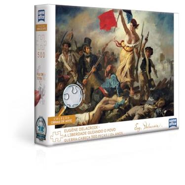 Imagem de Toyster - Quebra-cabeça: Eugène Delacroix - A Liberdade Guiando o Povo - 500 peças - Game Office