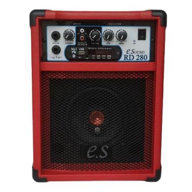 Imagem de Caixa De Som Amplificada Violão Guitarra Mic Bluet 6 Pol. 40W RMS - E.