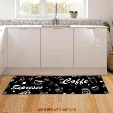 Imagem de kit cozinha passadeira 100x40cm e Café espresso 60x40cm - Deluzz
