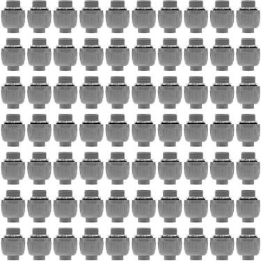 Imagem de Conector de conduíte elétrico de PVC de 3/10.2 cm, conector de conduíte flexível de 180 graus para casa, cozinha, banheiro, tubo, ferramentas, suprimentos, listado na UL (150P)