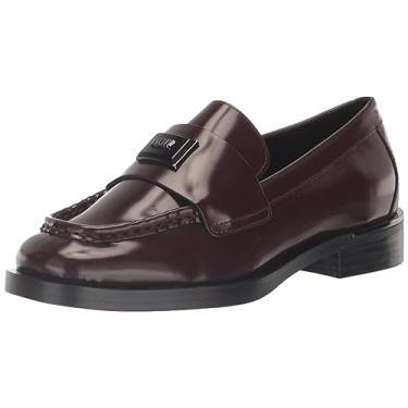 Imagem de DKNY Mocassim feminino casual diário Bretny-Mule, Bordeaux, 9