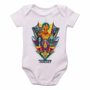 Imagem de body nenê criança roupa bebê  Guardiões da Galáxia colorido - Empório 