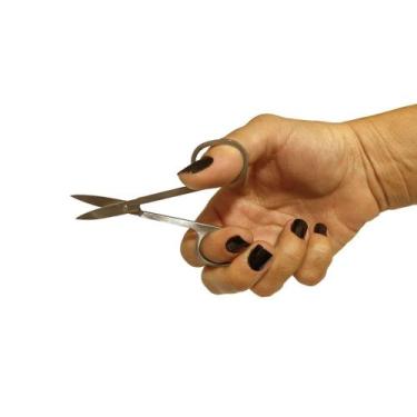 Imagem de Tesoura Curva Inox Para Corte De Unhas - NAVY+PRO