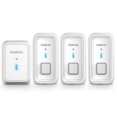 Imagem de Campainha sem fio CIB 101 Intelbras Com 3 pontos externos