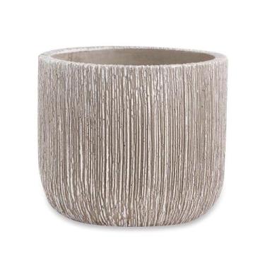 Imagem de Cachepot em Cimento Cinza - 9cm - Abra Casa