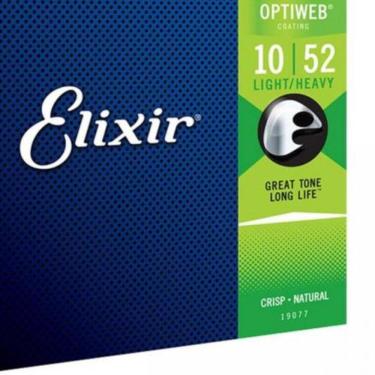 Imagem de Encordoamento P/ Guitarra .010 Optiweb 19077 Elixir