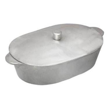 Imagem de Assadeira Fundida Oval Com Tampa 32x20x9 4 Litros Belmar