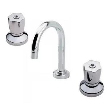 Imagem de Misturador 2085 1/2 luxo mesa lavatório c-50 1/4 volta - TALITA METAIS