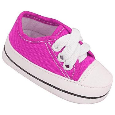 Imagem de Sapatinho De Bebe Recem Nascido Tênis Star Menina - Nenê Baby, 13/14, 