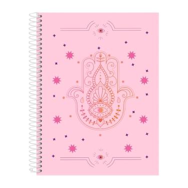 Imagem de Caderno Universitário 20 Matérias Amuleto Mão de Fátima