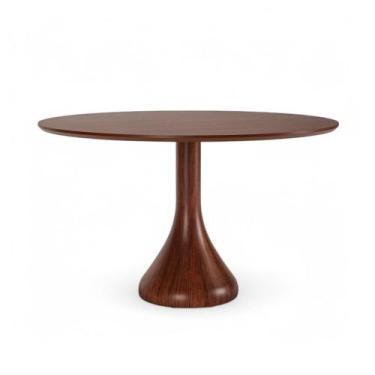 Imagem de Mesa Jantar Maribela Redonda Cor Castanho 120cm - 76767 - Sun House