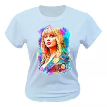 Imagem de Camiseta Taylor Swift - Estampa Aquarela Elegante - Loja Dinka, 8
